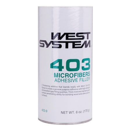 West System West System 403 Filler Extra Strength Microfibers Off-White Adhesive Filler 6 oz 403-9